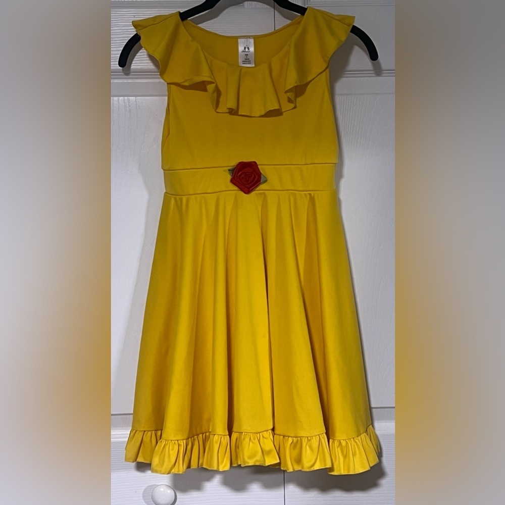 Girls' Litle Adventures Belle Inspired Yellow Dress